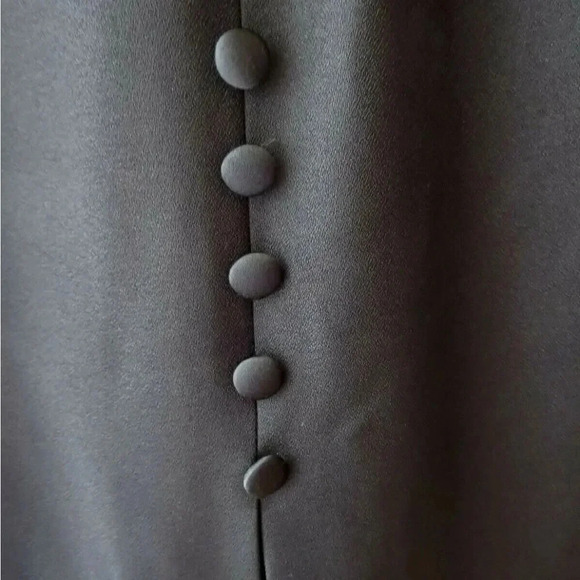 - PLUS SIZE ALEX EVENINGS BLACK FRONTSPLIT SKIRT ZIP & ELASTICBACK SIZE 16 - Picture 13 of 16